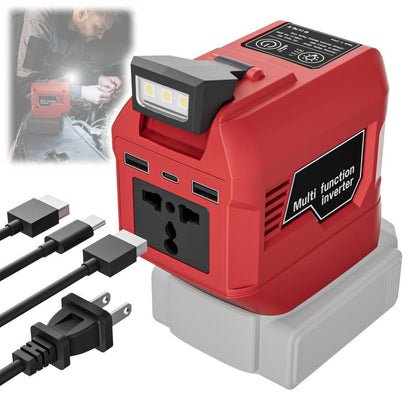 M7200 110V 250W Portable Power Inverter, Multifunctional Battery Powered Inverter, 110V