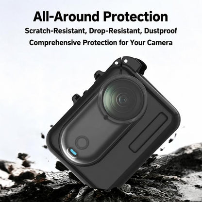 PC Camera Charging Box Cover with TPU Lens Cap, For Insta360 GO 3 / 3S