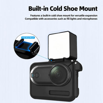PC Camera Charging Box Cover with TPU Lens Cap, For Insta360 GO 3 / 3S