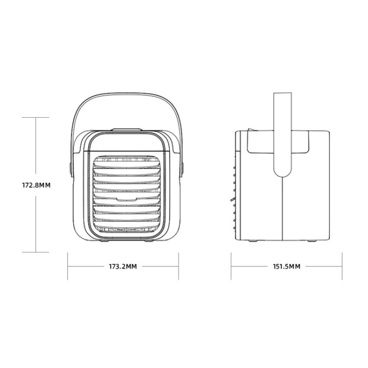 BD-F26 Portable Humidifier Fan Water Replenishment Instrument