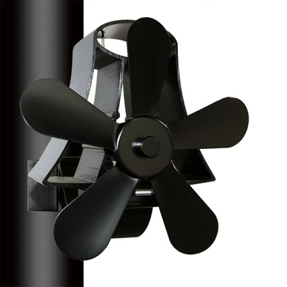 YL-106 5-Blade High Temperature Aluminum Heat Powered Fireplace Stove Fan, YL-106 (Silver), YL-106 (White), YL-106 (Black), YL-106 (Bronze), YL-106 (Grey), YL-106 (Gold), YL-106 (Rose Red)