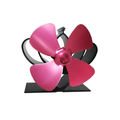 YL201 4-Blade High Temperature Metal Heat Powered Fireplace Stove Fan, YL201 (Bronze), YL201 (Grey), YL201 (Gold), YL201 (Rose Red), YL201 (Silver), YL201 (Black)