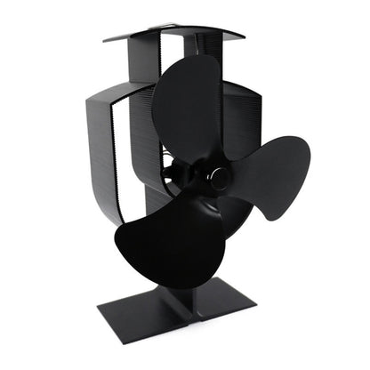 YL401 3-Blade High Temperature Metal Heat Powered Fireplace Stove Fan, YL401 (Gold), YL401 (Silver), YL401 (White), YL401 (Black), YL401 (Bronze)