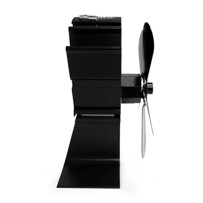 YL602 5-Blade High Temperature Metal Heat Powered Fireplace Stove Fan, YL602 (Rose Red), YL602 (Silver), YL602 (Black), YL602 (Bronze), YL602 (Grey), YL602 (Gold)