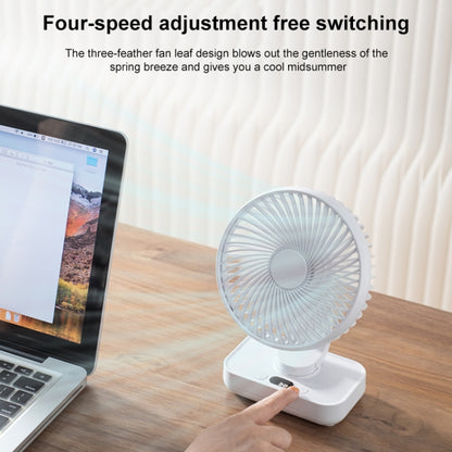 D606Y Portable Desktop Oscillating Small Fan, D606Y