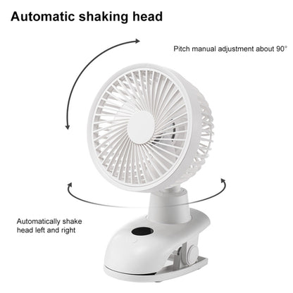 D601Y Portable USB Clip-on Oscillating Small Fan, D601Y