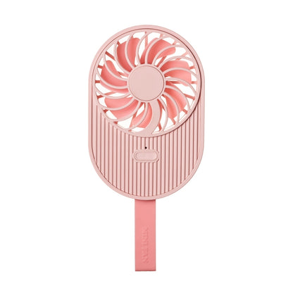 LLD-17 0.7-1.2W Ice Cream Shape Portable 2 Speed Control USB Charging Handheld Fan with Lanyard, LLD-17