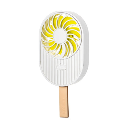 LLD-17 0.7-1.2W Ice Cream Shape Portable 2 Speed Control USB Charging Handheld Fan with Lanyard, LLD-17