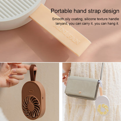 LLD-17 0.7-1.2W Ice Cream Shape Portable 2 Speed Control USB Charging Handheld Fan with Lanyard, LLD-17