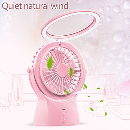 S1 Multi-function Portable USB Charging Mute Desktop Electric Fan Table Lamp, with 3 Speed Control