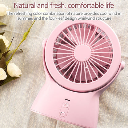 S1 Multi-function Portable USB Charging Mute Desktop Electric Fan Table Lamp, with 3 Speed Control