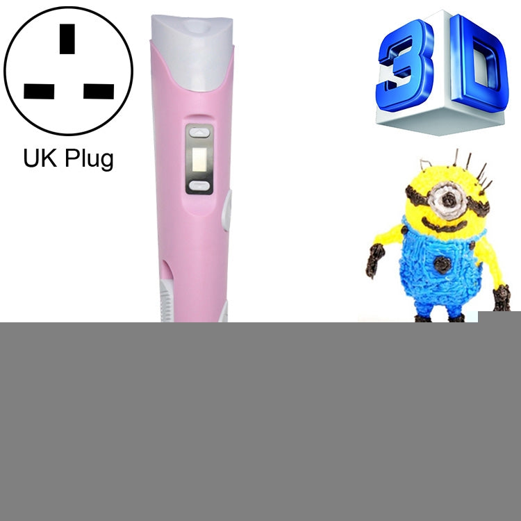 Hand-held 3D Printing Pen, UK Plug, UK Plug