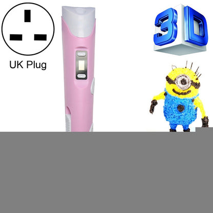 Hand-held 3D Printing Pen, UK Plug, UK Plug