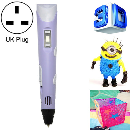 Hand-held 3D Printing Pen, UK Plug, UK Plug