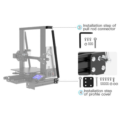 Creality Ender-3 / 3Pro Tie Rod Fixed Support Frame 3D Printer Structure Bracket