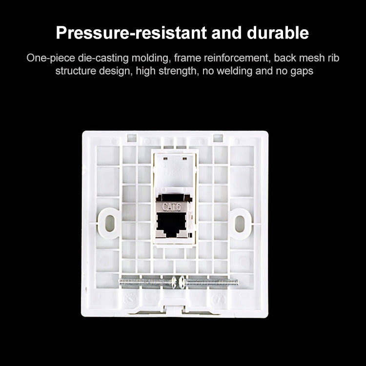 CAT.6 Shielded Pass-through Network Module, Dual Ports Panel + Shielded Pass-through + TV Socket, Dual Ports Panel+Shielded Pass-through+TV Socket