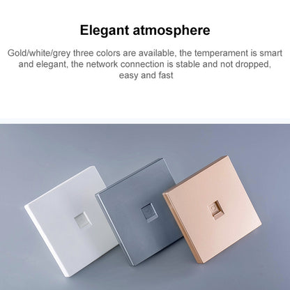 CAT.6 Shielded Pass-through Network Module, Dual Ports Panel + Shielded Pass-through, Dual Ports Panel+Shielded Pass-through