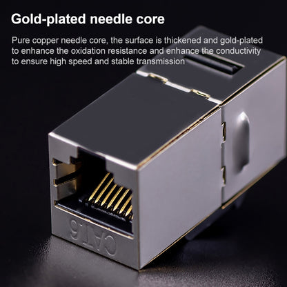CAT.6 Shielded Pass-through Network Module, Dual Ports Panel + Shielded Pass-through, Dual Ports Panel+Shielded Pass-through