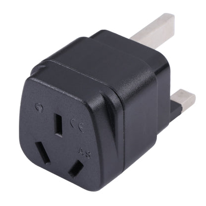 Portable Three-hole AU to UK Plug Socket Power Adapter with Fuse, AU to UK with Fuse