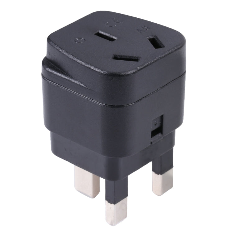Portable Three-hole AU to UK Plug Socket Power Adapter with Fuse, AU to UK with Fuse