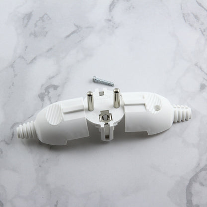 Side Wiring Tripolar Power Plug, EU Plug