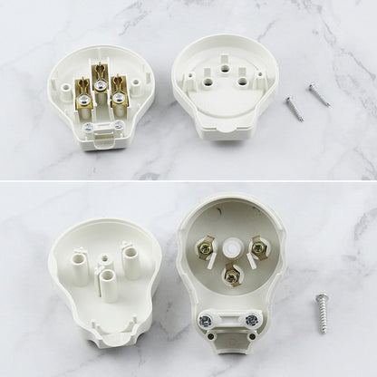Pair Israel 16A Cylindrical Male Female Butt Joint Tripolar Power Plug