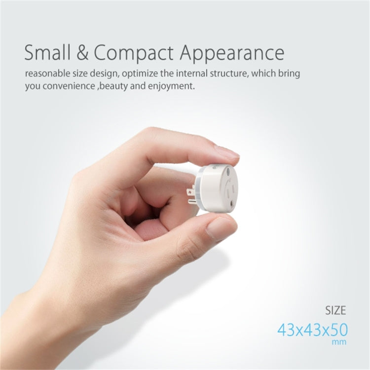 NEO NAS-WR02W WiFi US Smart Power Plug,with Remote Control Appliance Power ON/OFF via App & Timing function, NAS-WR02W