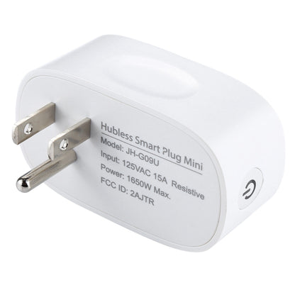 JH-G09U 15A 2.4GHz WiFi Control Hubless Smart Home Power Socket Works with Alexa  & Google Home, AC 100-240V, US Plug, JH-G09U
