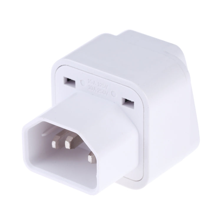 Portable Universal Socket to C14 Male Plug UPS PDU APC Computer Server Power Adapter Travel Charger, C14 Plug, C14 Adapter
