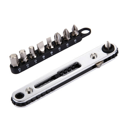 RGH-9A 9 in 1 Thin Ratchet Wrench Set (Straight), 9 in 1