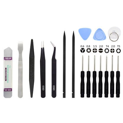 JIAFA JF-8104 17 in 1 Repair Tool Set for Smart Phone, JF-8104