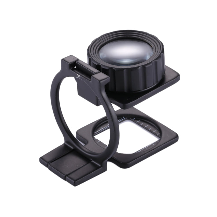 10X Foldable Metal Dual Lens Magnifier Desk Table Mount Magnifier, 20X