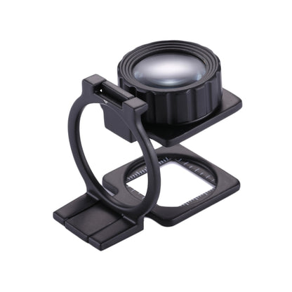 10X Foldable Metal Dual Lens Magnifier Desk Table Mount Magnifier, 20X