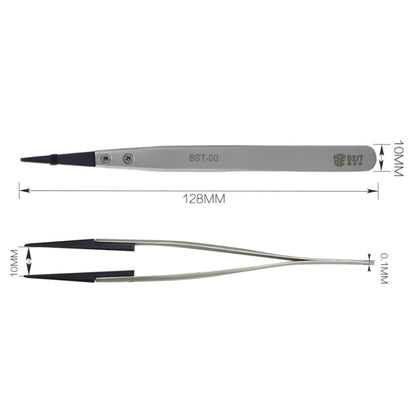BEST BST-00 Straight Head Tweezers for Mobile Phone / Computer Repair, BST-00
