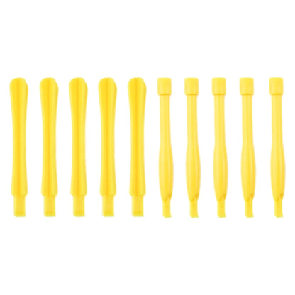 10 PCS Mobile Phone Repair Tool Spudgers (5 PCS Round + 5 PCS Square), 5 PCS Round + 5 PCS Square(Red), 5 PCS Round + 5 PCS Square(Yellow)