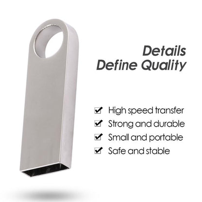 128GB Metal USB 2.0 Flash Disk, 128GB