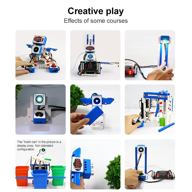 Yahboom Building Block Sensor Module Kit, Compatible with Micro:bit V2/V1.5 Arduino UNO Raspberry Pi Pico, without micro:bit, Building Block Sensor Kit