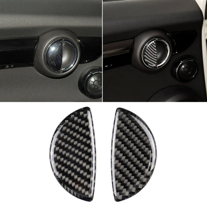 2 PCS R / F Universal Car Door Handle Carbon Fiber Decorative Sticker for BMW Mini R55 / R56 / R60 / R61 / F55 / F54 / F60, For BMW Mini R55