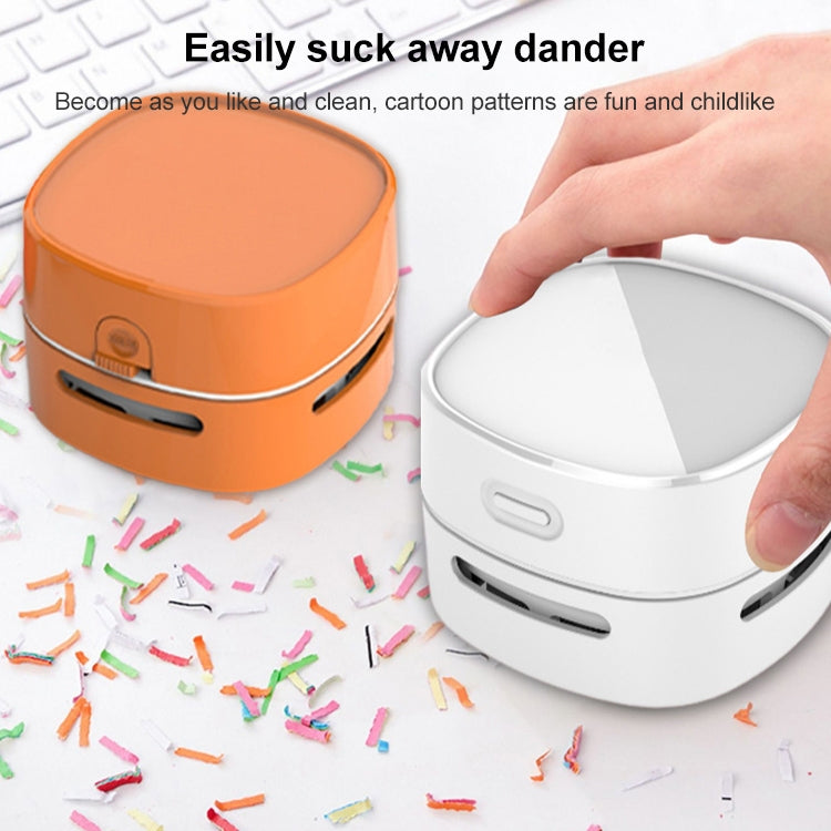 4W Hardcover Rechargeable Style Portable Handheld Wireless Mini Desktop Vacuum Cleaner, Hardcover Rechargeable Style