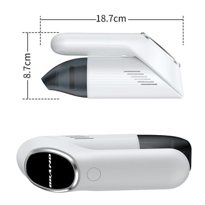 Portable Hand-held Folding Vacuum Cleaner, Folding Grey, Folding White