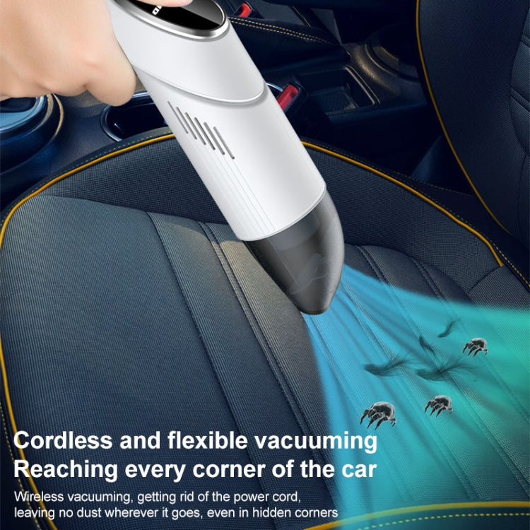 Portable Hand-held Folding Vacuum Cleaner, Folding Grey, Folding White