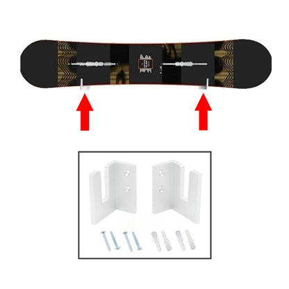 YX002 1 Pair Four-Wheel Skateboard Wall Mount Bracket, YX002