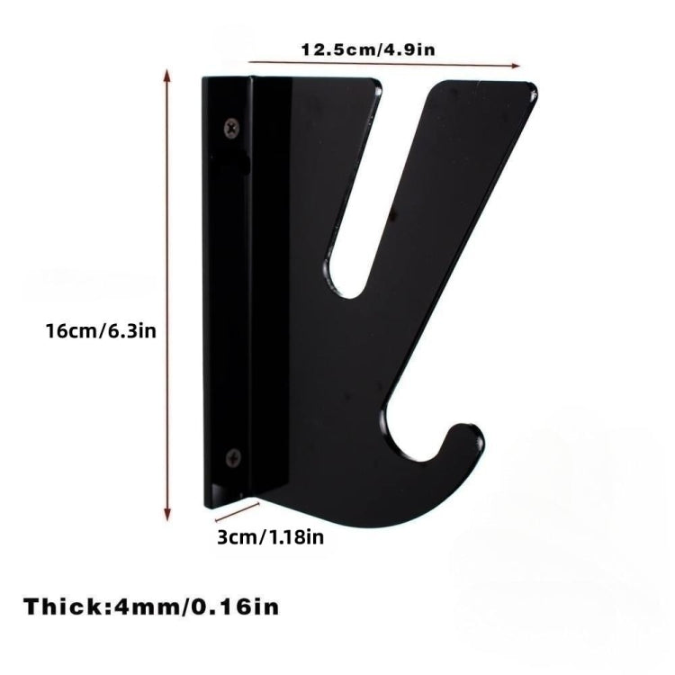 YX008 1 Pair Four-Wheel Skateboard Wall Mount Bracket, YX008