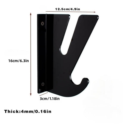 YX008 1 Pair Four-Wheel Skateboard Wall Mount Bracket, YX008