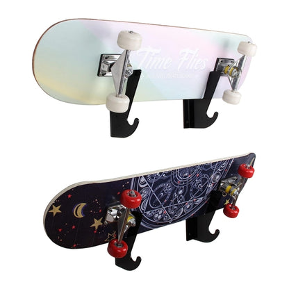 YX008 1 Pair Four-Wheel Skateboard Wall Mount Bracket, YX008