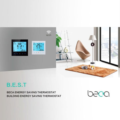 LCD Display Air Conditioning 2-Pipe Programmable Room Thermostat for Fan Coil Unit, Supports Wifi