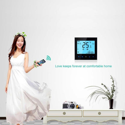 LCD Display Air Conditioning 2-Pipe Programmable Room Thermostat for Fan Coil Unit, Supports Wifi