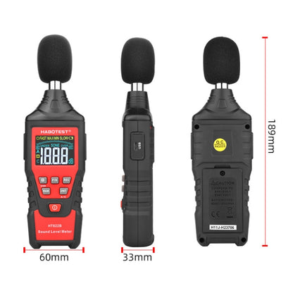 HABOTEST HT622B Household High Precision Digital Sound Level Meter, HT622B
