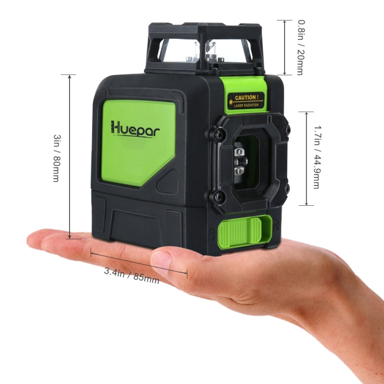 901CR H360 Degrees / V130 Degrees Laser Level Covering Walls and Floors 5 Line Red Beam IP54 Water / Dust proof