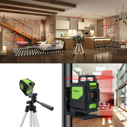 901CR H360 Degrees / V130 Degrees Laser Level Covering Walls and Floors 5 Line Red Beam IP54 Water / Dust proof